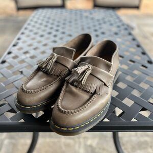 Dr. Martens Brown Loafers Slip-On Shoes